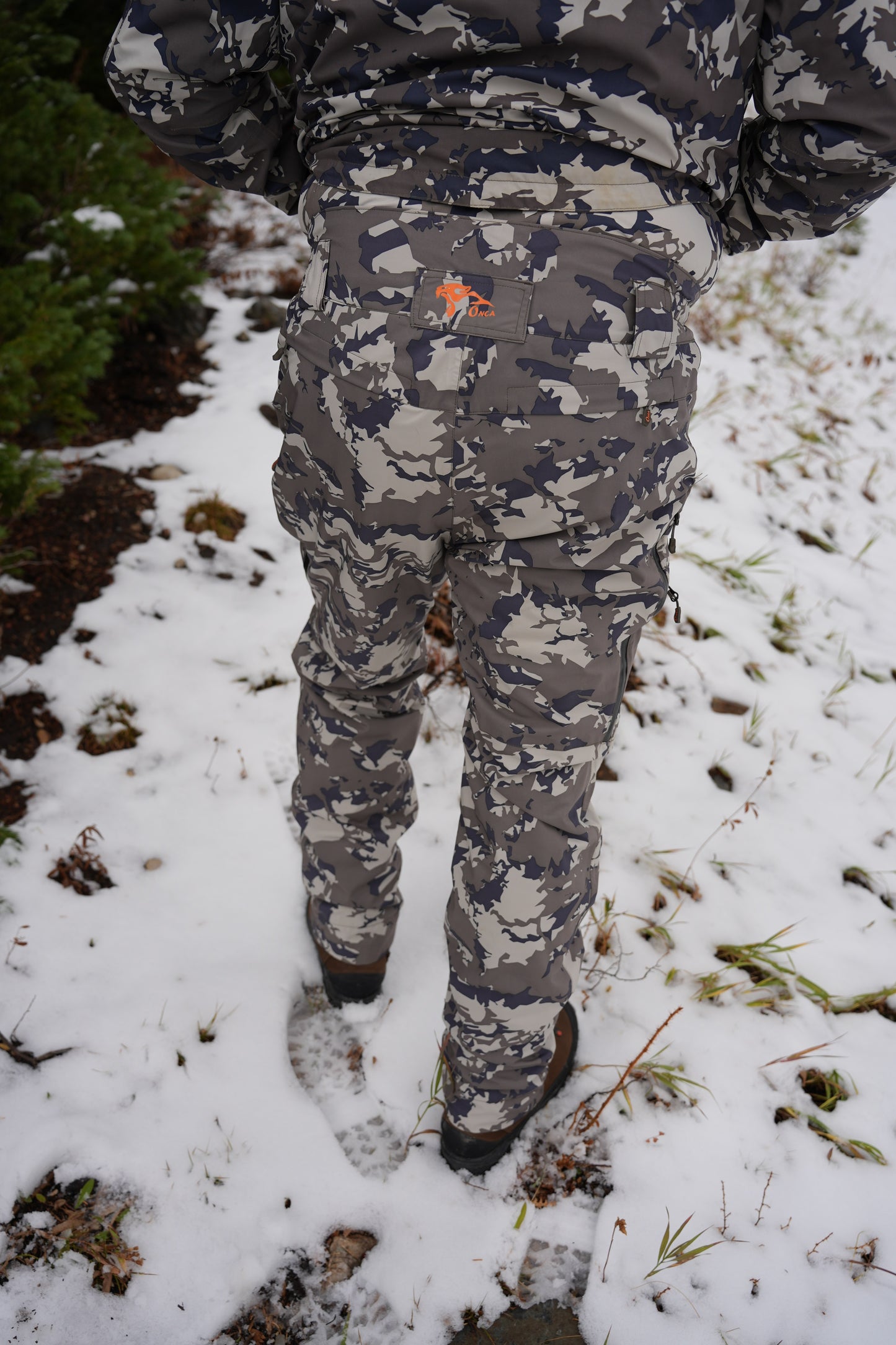 ONCA HD RAIN PANT IBEX CAMO