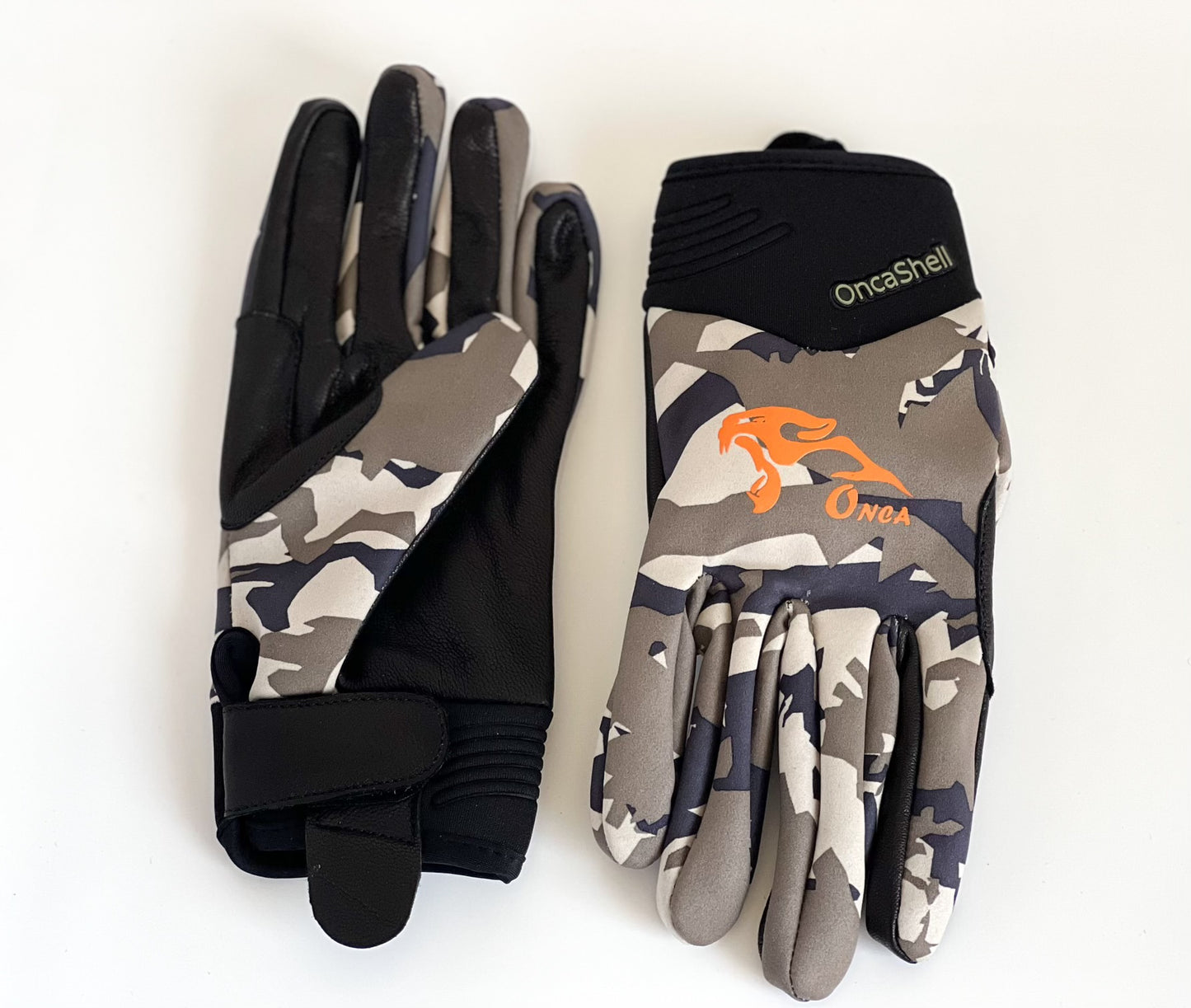 ONCA SHELL GLOVE (LEATHER) IBEX CAMO