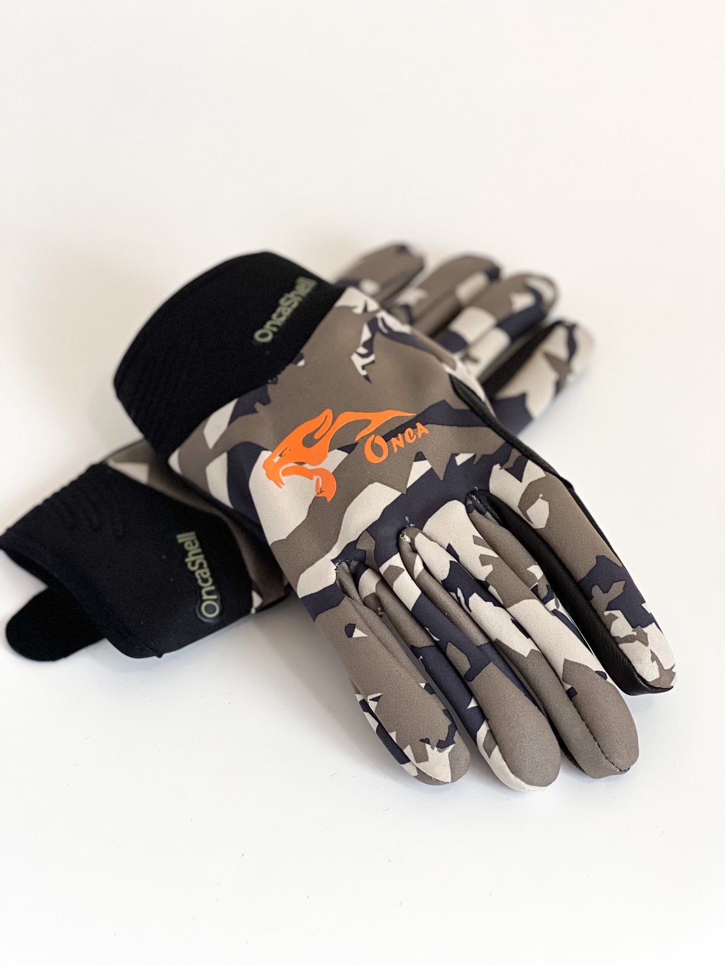 ONCA SHELL GLOVE (LEATHER) IBEX CAMO