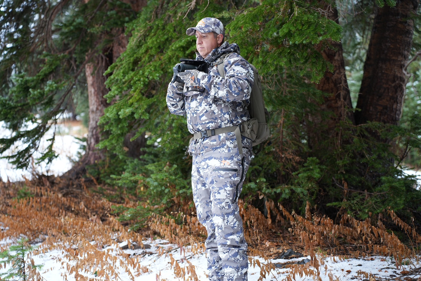 ONCA HD RAIN JACKET IBEX CAMO